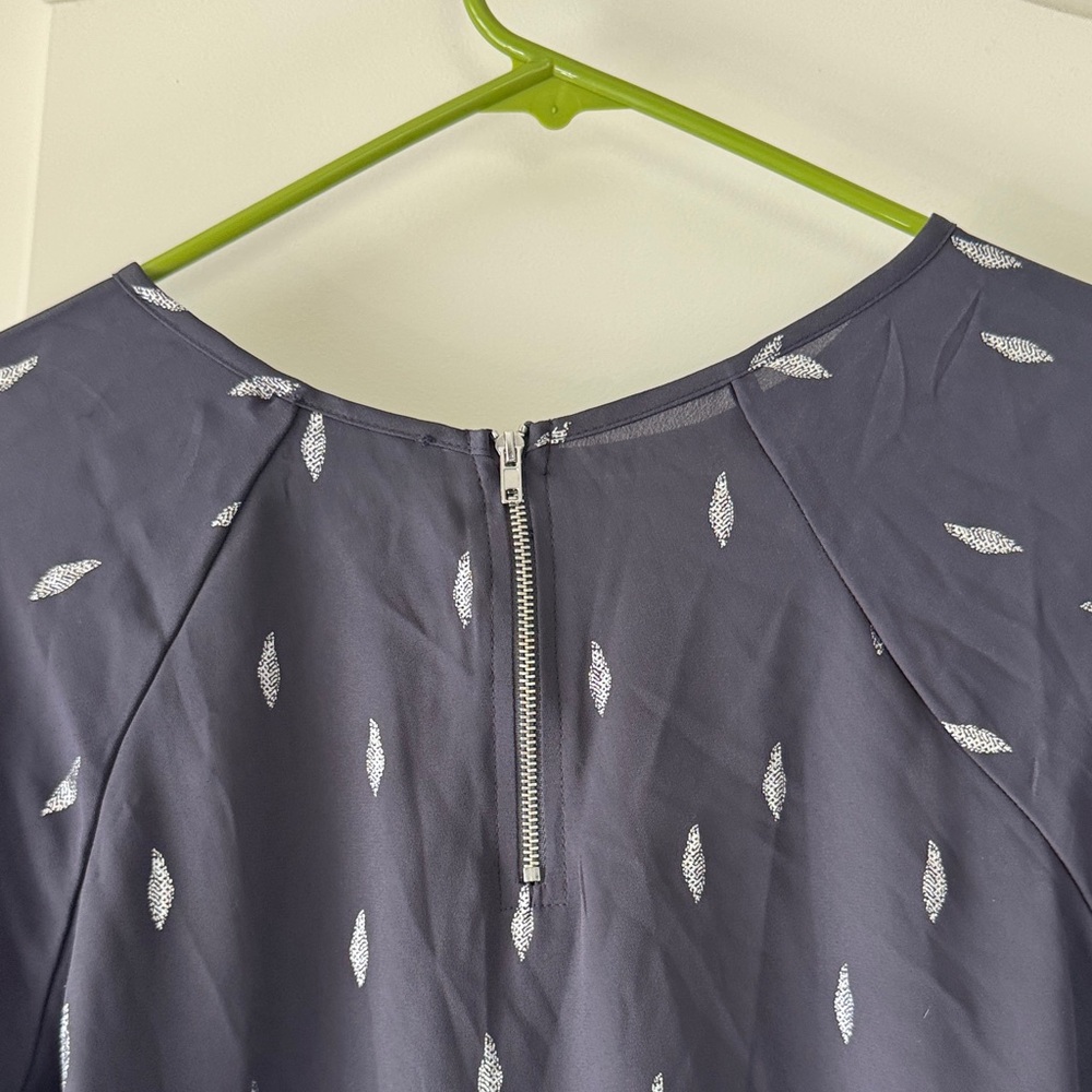Papermoon Black Blouse with Silver Accents / M19 - Picture 5 of 5